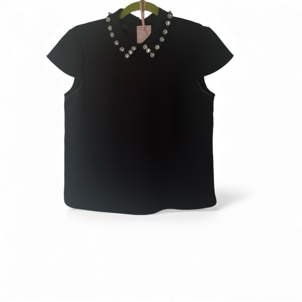 Ted Baker Black Top with Embellished Details